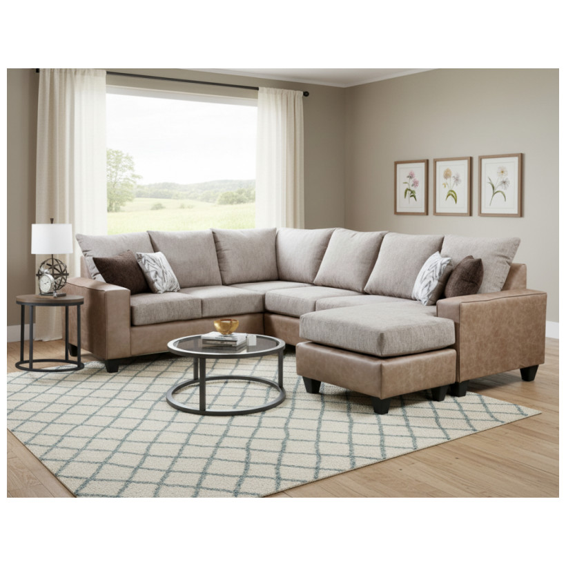 Fitzgerald Furniture BOZEMAN SAND SECT